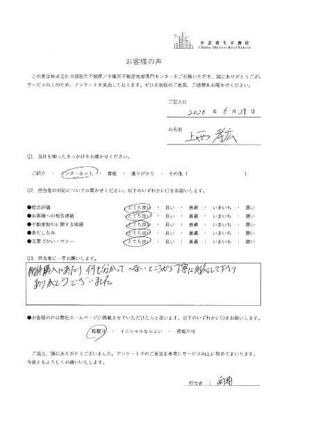 上西さまの画像