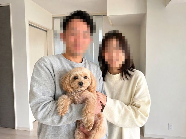 トイプードルと暮らす、T様ご夫婦の画像