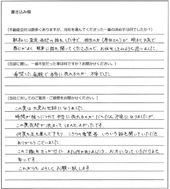 常廣 幸則様(仮名)【売却】の画像