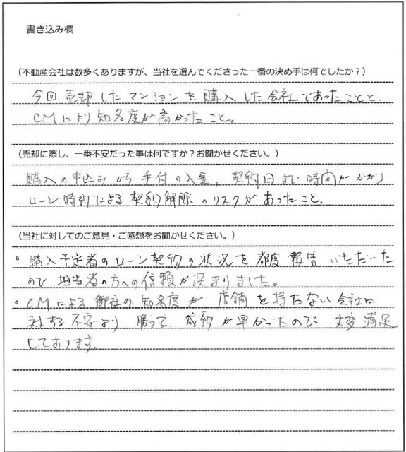 野本 将司様(仮名)【売却】の画像