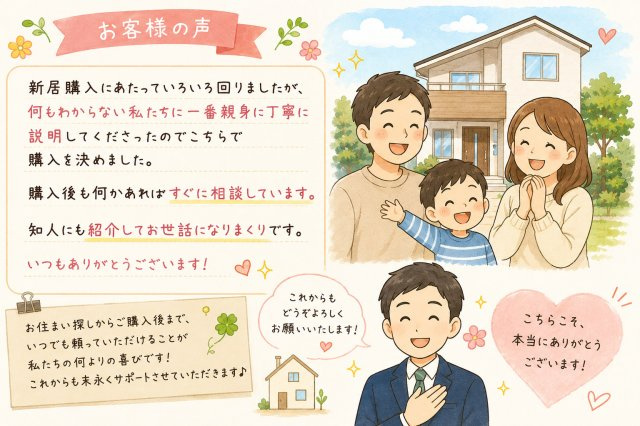 野田市 新築戸建てをご購入いただいたO様の画像