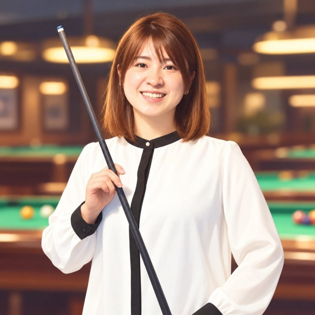 プロビリヤード選手　佐藤千晶様の画像