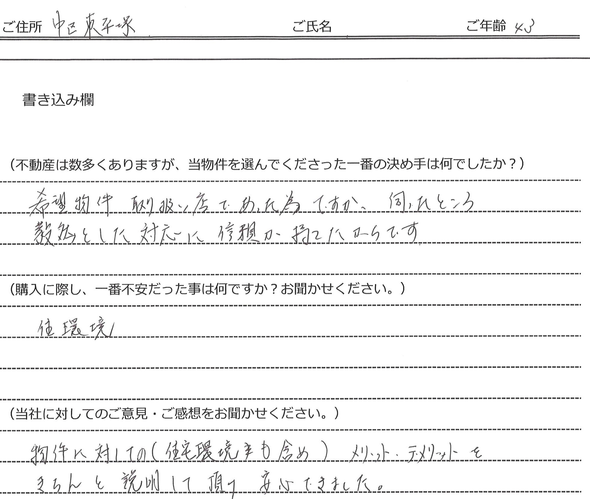 加賀 静子様(仮名) 【購入】の画像