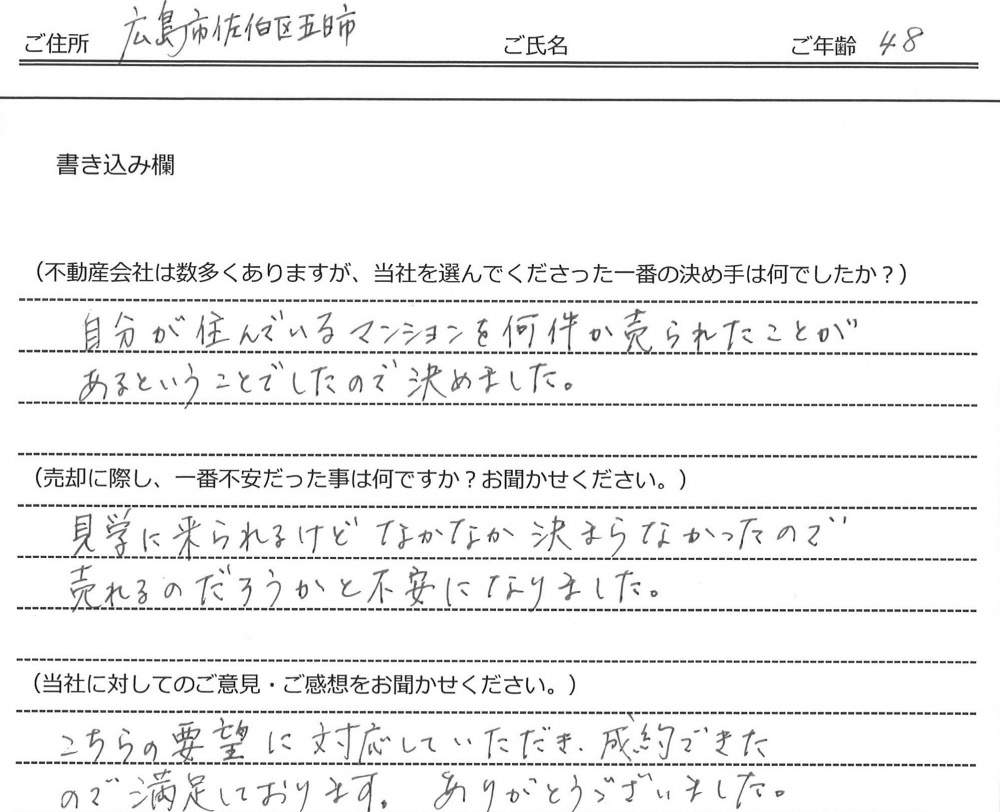 平賀 辰久様(仮名)【売却】の画像
