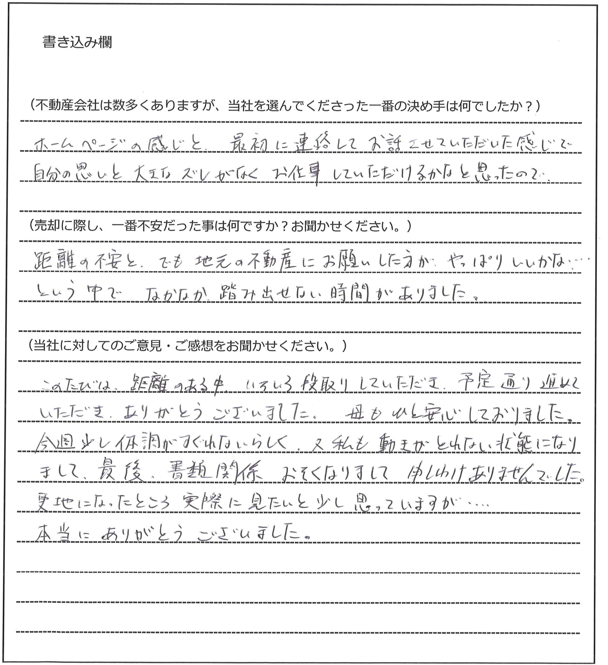 角田 圭吾様(仮名)【売却】の画像