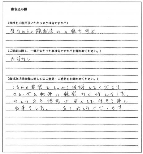 有田 翼様(仮名)【賃貸】の画像