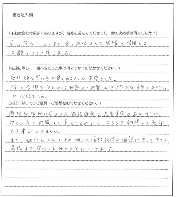 松原 健吾様(仮名)【売却】の画像