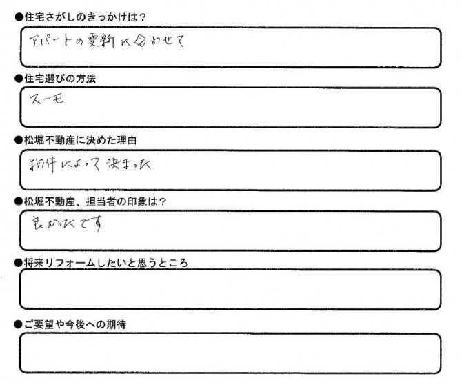 埼玉県のお客様の画像