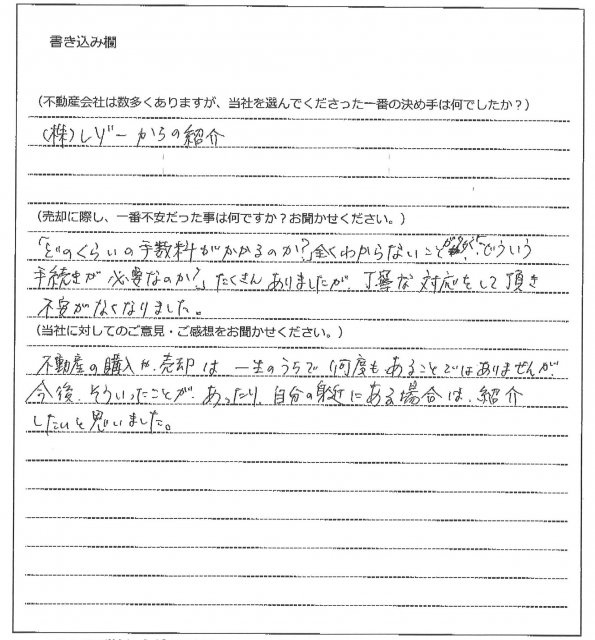勝川 大吾様(仮名)【売却】の画像