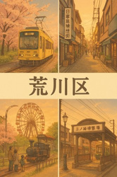 東京都荒川区近辺の画像