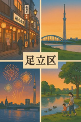 東京都足立区近辺の画像