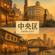 東京都中央区近辺の画像