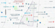 大阪府大阪市住吉区我孫子近辺の画像