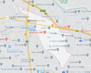 東京都世田谷区上北沢近辺の画像