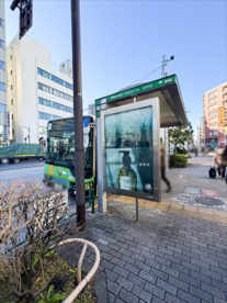 東陽町駅前バス停留所3つ(錦糸町行、新木場駅行、亀戸駅行）の画像2