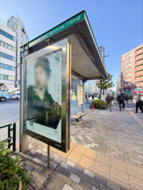 東陽町駅前バス停留所3つ(錦糸町行、新木場駅行、亀戸駅行）の画像3