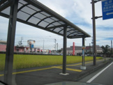 市体育館前バス停
