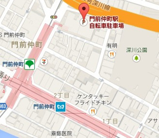 門前仲町駅自転車駐車場の画像2