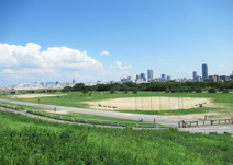 淀川河川公園西中島地区芝生広場