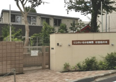 にじのいるか保育園杉並松の木の画像1