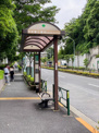 甘泉園公園前バス停(新宿西口・池袋方面行)