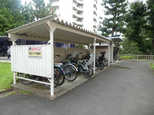 年額1,000円の敷地内自転車置き場