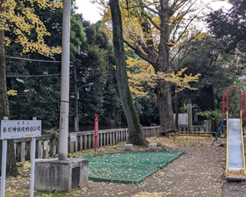 港区立氷川神社境内遊び場の画像1