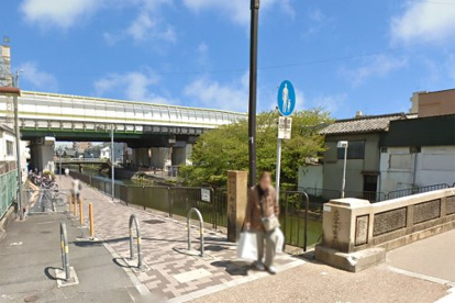 鴨川運河 遊歩道(極楽橋付近)の画像1