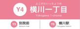 広島電停　横川1丁目