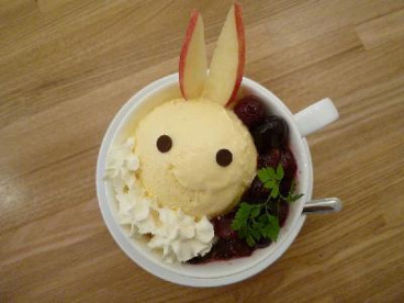 うさぎパフェ うさぎCafe おひさまの画像4