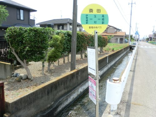 バス停の画像